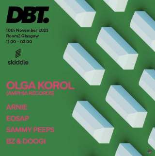 DBT w/ Olga Korol flyer, 10.11.23