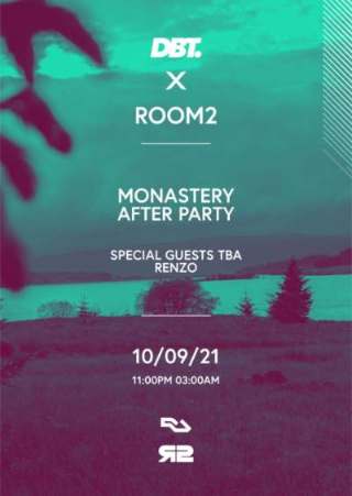 DBT. Monastery After Party flyer, 10.09.21