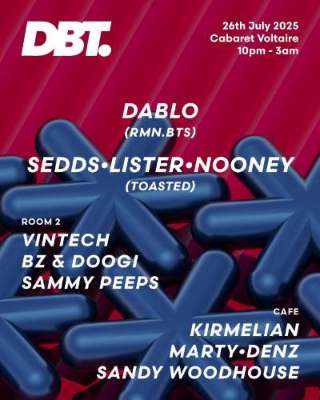 DBT x Cab Vol Summer Special flyer, 26.07.25