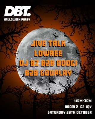 DBT. Halloween Special flyer, 29.10.22