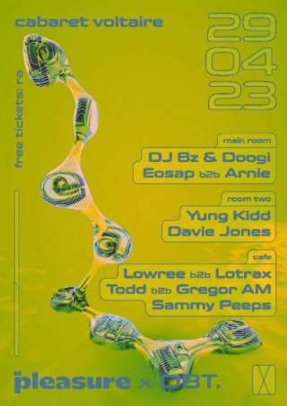 Pleasure x DBT flyer, 29.04.23