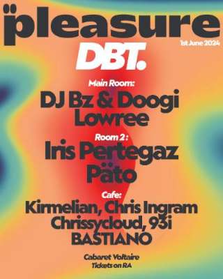 Pleasure: DBT flyer, 01.06.24